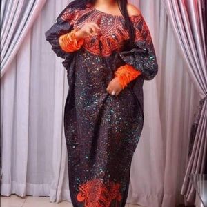 Tie & die maxi dress (also known as Duduke gown)😄